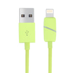 1m 円形ボビン ギフトボックススタイル 8ピン to USB データ同期ケーブル インジケーター付き iPhone、iPad用