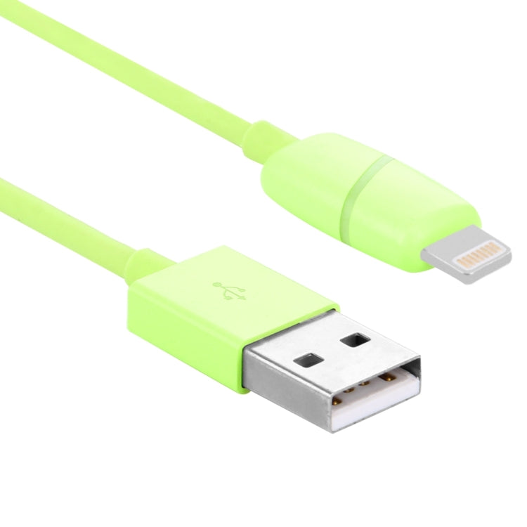 1m 円形ボビン ギフトボックススタイル 8ピン to USB データ同期ケーブル インジケーター付き iPhone、iPad用