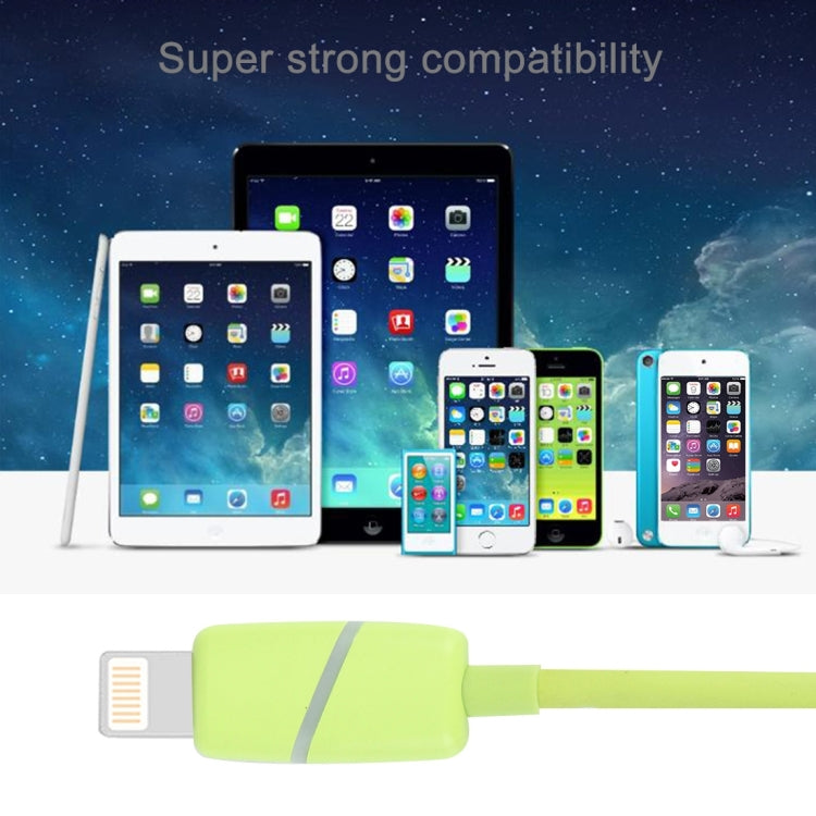 1m 円形ボビン ギフトボックススタイル 8ピン to USB データ同期ケーブル インジケーター付き iPhone、iPad用