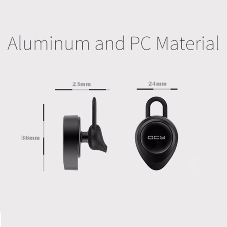 QCY J11 ユニバーサルドライビングワイヤレスBluetooth 4.1 マイク付きイヤホン スマホやその他Bluetooth機器対応, 有効Bluetooth距離: 10M