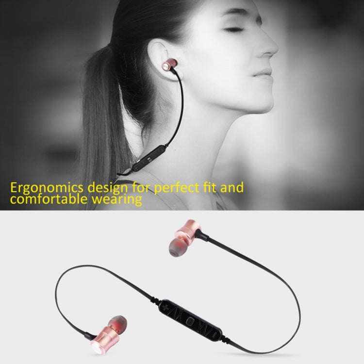 AWEI A921BL ワイヤレススポーツ磁気Bluetoothイヤホン ワイヤーコントロール＋マイク付き