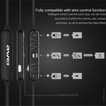 AWEI A980BL ワイヤレススポーツ磁気Bluetoothイヤホン ワイヤーコントロール対応 ハンズフリー通話対応