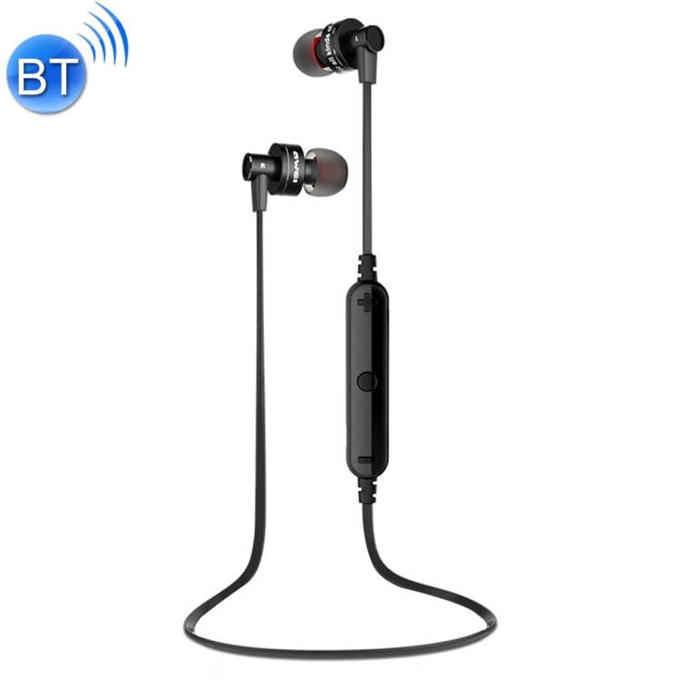 AWEI A990BL ワイヤレススポーツ Bluetooth ステレオイヤホン ワイヤーコントロール＋マイク付き、ハンズフリー通話対応