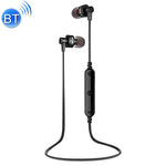 AWEI A990BL ワイヤレススポーツ Bluetooth ステレオイヤホン ワイヤーコントロール＋マイク付き、ハンズフリー通話対応