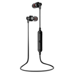 AWEI A990BL ワイヤレススポーツ Bluetooth ステレオイヤホン ワイヤーコントロール＋マイク付き、ハンズフリー通話対応