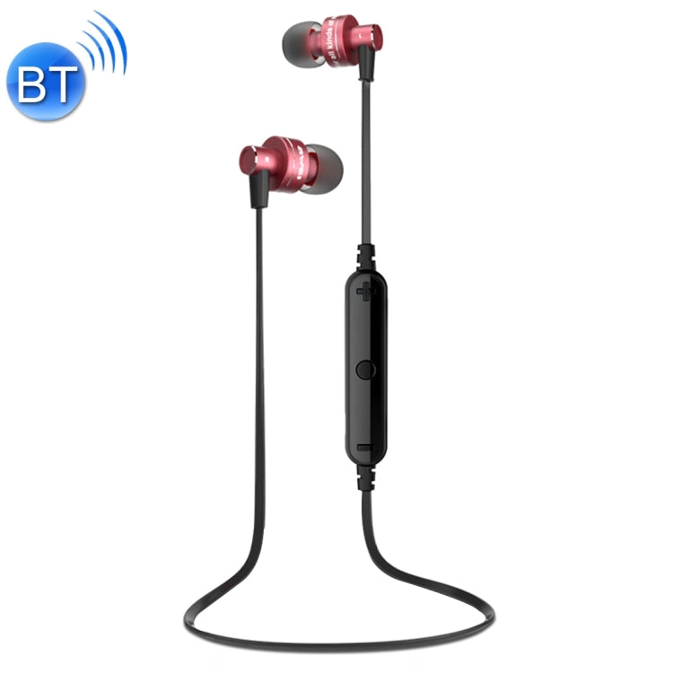 AWEI A990BL ワイヤレススポーツ Bluetooth ステレオイヤホン ワイヤーコントロール＋マイク付き、ハンズフリー通話対応