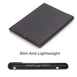 取り外し可能なBluetoothキーボード + ホルダー＆ペンホルダー付き横開きレザータブレットケース iPad Pro 9.7インチ、iPad Air、iPad Air 2、iPad 9.7インチ（2017）、iPad 9.7インチ（2018）用、A07B ブルー、A07B ローズゴールド、A07B ブラック、A07B ゴールド