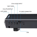 サウンドバー LP-08 CE0152 USB MP3プレーヤー 2.1CH Bluetooth ワイヤレスサウンドバー スピーカー リモコン付き、CE0152 ブラック、CE0152 ゴールド