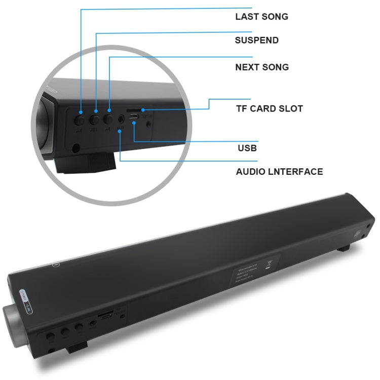 サウンドバー LP-08 (CE0150) USB MP3プレーヤー 2.1CH Bluetooth ワイヤレスサウンドバー スピーカー、CE0150 ブラック、CE0150 ゴールド、CE0150 シルバー