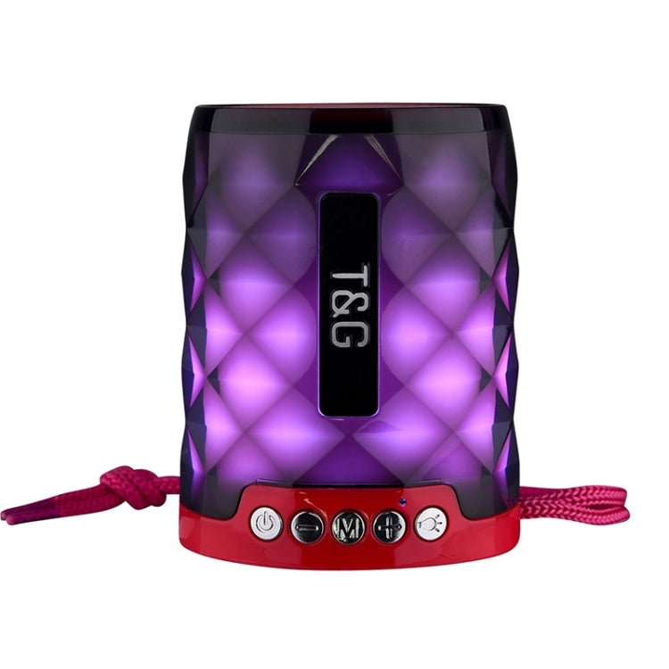 T&G TG155 Bluetooth 4.2 ミニポータブルワイヤレスBluetoothスピーカー カラフルライト付き