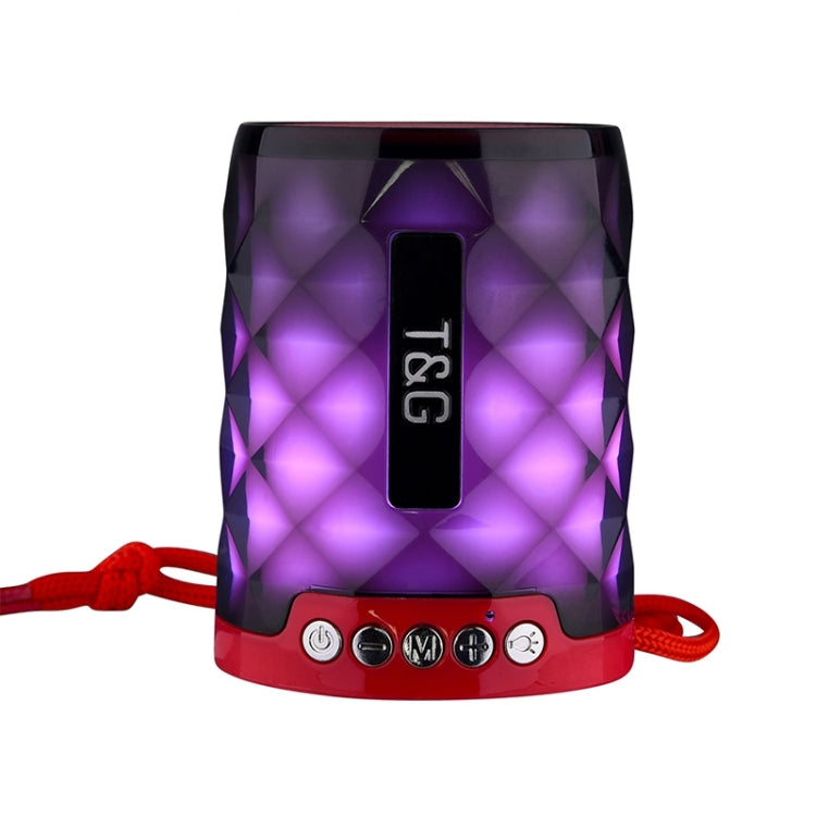T&G TG155 Bluetooth 4.2 ミニポータブルワイヤレスBluetoothスピーカー カラフルライト付き