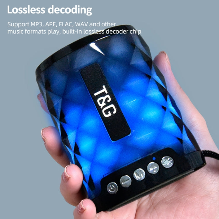 T&G TG155 Bluetooth 4.2 ミニポータブルワイヤレスBluetoothスピーカー カラフルライト付き