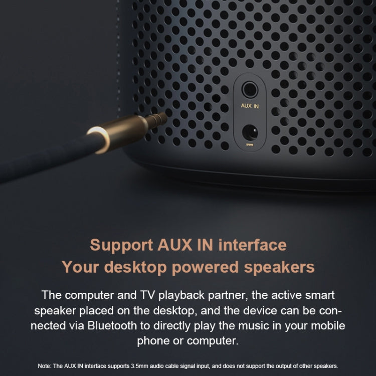 Xiaomi Xiaoai Speaker Pro 750mL大容量サウンドキャビティ、AUX IN有線接続、コンボステレオ、プロフェッショナルDTSオーディオ、ハイファイオーディオチップ、赤外線リモコン対応伝統家電、Bluetoothメッシュゲートウェイ、Xiaoai Speaker Pro