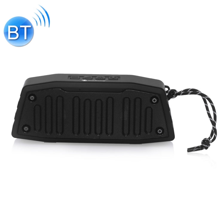 NewRixing NR-4019 アウトドアポータブルBluetoothスピーカー、ハンズフリー通話機能付き、TFカード＆USB＆FM＆AUX対応