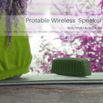 NewRixing NR-4019 アウトドアポータブルBluetoothスピーカー、ハンズフリー通話機能付き、TFカード＆USB＆FM＆AUX対応