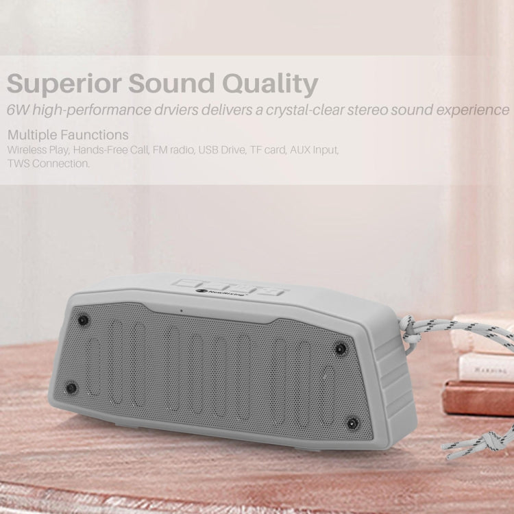 NewRixing NR-4019 アウトドアポータブルBluetoothスピーカー、ハンズフリー通話機能付き、TFカード＆USB＆FM＆AUX対応