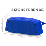 NewRixing NR-4019 アウトドアポータブルBluetoothスピーカー、ハンズフリー通話機能付き、TFカード＆USB＆FM＆AUX対応