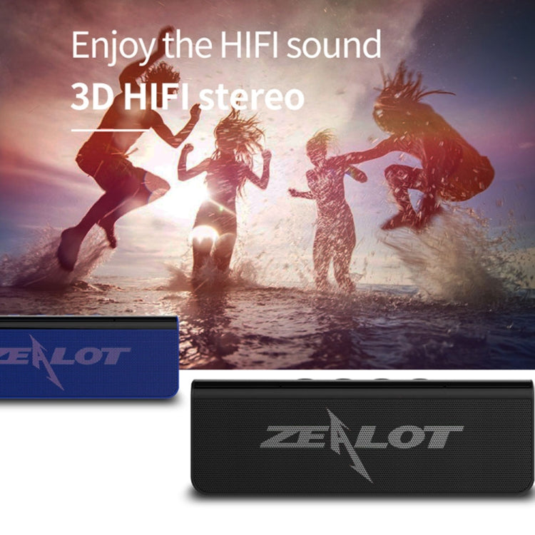 ZEALOT S31 10W 3D HiFiステレオワイヤレスBluetoothスピーカー ハンズフリー / USB / AUX / TFカード対応 S31