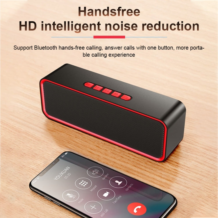 SC211 ポータブルサブウーファーワイヤレスBluetoothスピーカー Bluetooth 5.0 TFカード＆Uディスク＆3.5mm AUX対応