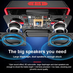 SC211 ポータブルサブウーファーワイヤレスBluetoothスピーカー Bluetooth 5.0 TFカード＆Uディスク＆3.5mm AUX対応