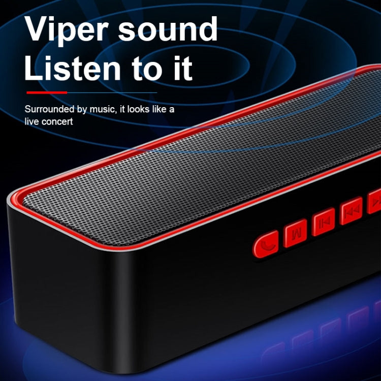 SC211 ポータブルサブウーファーワイヤレスBluetoothスピーカー Bluetooth 5.0 TFカード＆Uディスク＆3.5mm AUX対応