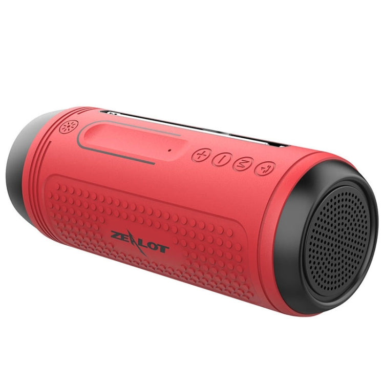 ZEALOT A1 多機能バスワイヤレスBluetoothスピーカー、内蔵マイク、Bluetooth通話・AUX・TFカード・LEDライト対応