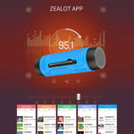 ZEALOT A2 多機能バスワイヤレスBluetoothスピーカー、内蔵マイク、Bluetooth通話・AUX・TFカード・LEDライト対応