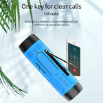 ZEALOT A2 多機能バスワイヤレスBluetoothスピーカー、内蔵マイク、Bluetooth通話・AUX・TFカード・LEDライト対応