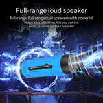 ZEALOT A2 多機能バスワイヤレスBluetoothスピーカー、内蔵マイク、Bluetooth通話・AUX・TFカード・LEDライト対応