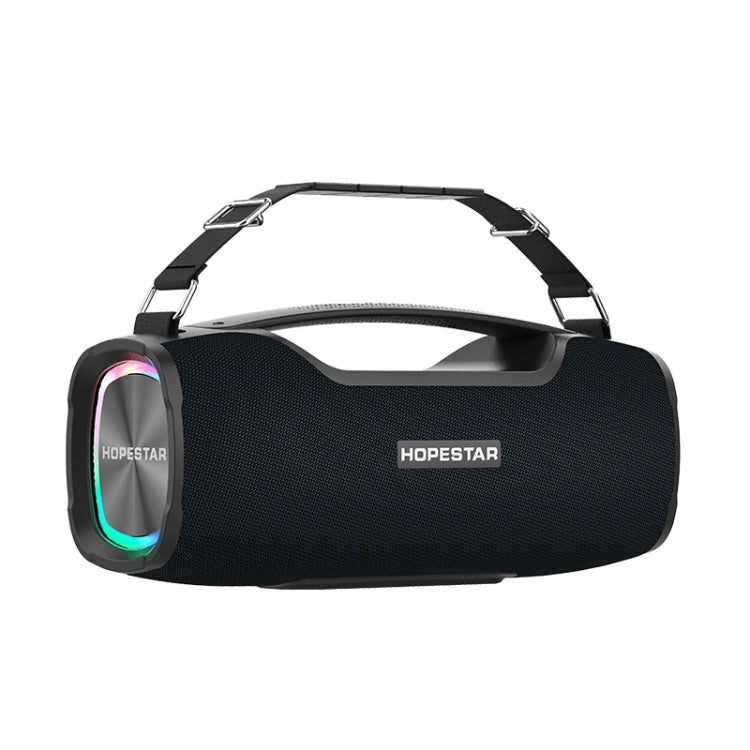 HOPESTAR A6X TWS ポータブル屋外Bluetoothスピーカー カラフルな音楽ライト付き、パワーバンク・ハンズフリー通話・Uディスク・TFカード・3.5mm AUX対応、A6X ブラック、A6X グリーン