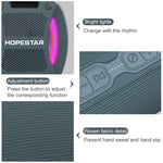 HOPESTAR H24 Pro TWS ポータブル屋外防水織りテクスチャBluetoothスピーカー リズムライト付き、ハンズフリー通話・Uディスク・TFカード・3.5mm AUX・FM対応、H24 Pro ブラック、H24 Pro グレー、H24 Pro ブルー、H24 Pro レッド