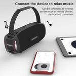 HOPESTAR H24 Pro TWS ポータブル屋外防水織りテクスチャBluetoothスピーカー リズムライト付き、ハンズフリー通話・Uディスク・TFカード・3.5mm AUX・FM対応、H24 Pro ブラック、H24 Pro グレー、H24 Pro ブルー、H24 Pro レッド