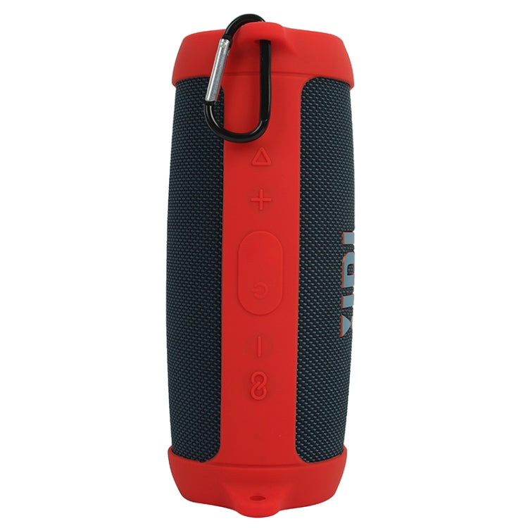スピーカー用ポータブルシリコン保護カバー ショルダーストラップ＆カラビナ付き JBL Charge 5用