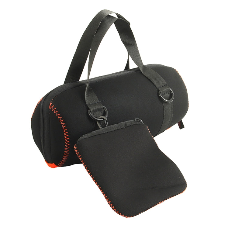 EVA 屋外ポータブルスピーカー保護カバー ショルダーストラップ＆カラビナ付き JBL Charge 5用