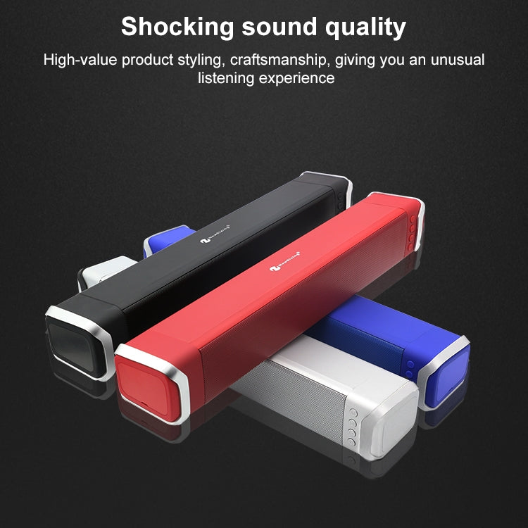 NewRixing NR-2017 ポータブルBluetoothスピーカー、ハンズフリー通話/TFカード/FM/Uディスク対応