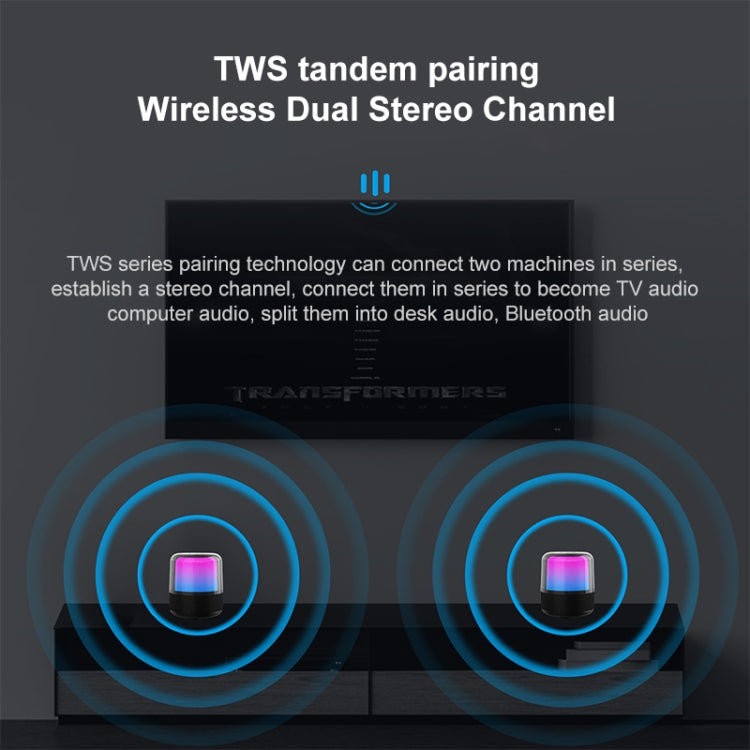 JY-06 60W TWS屋外用カラフルライト 高音量Bluetoothスピーカー