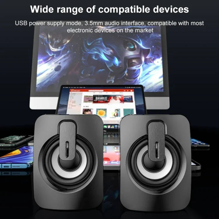 A1 USB ミニ大音量有線スピーカー、Bluetoothバージョン、Bluetoothバージョン