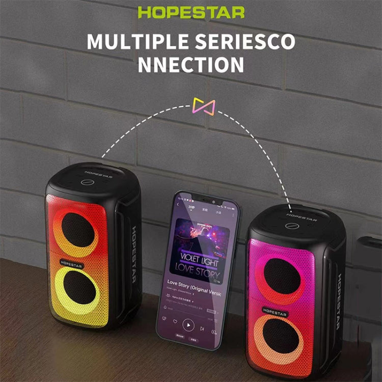 HOPESTAR Party 110 ミニカラフルライト ワイヤレスBluetoothスピーカー、Party 110 ミニ（ブラック）、Party 110 ミニ（グレー）、Party 110 ミニ（ブルー）