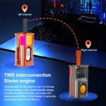 5W ポータブルバレット TWS ワイヤレス Bluetooth スピーカー、（オレンジ）、（グリーン）、（グレー）、（パープル）