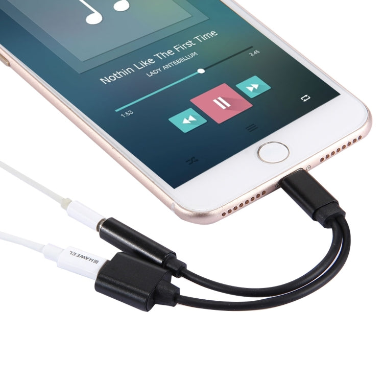 10cm 8ピン メス & 3.5mm オーディオ メス to 8ピン オス 充電アダプターケーブル、全iOSシステム対応