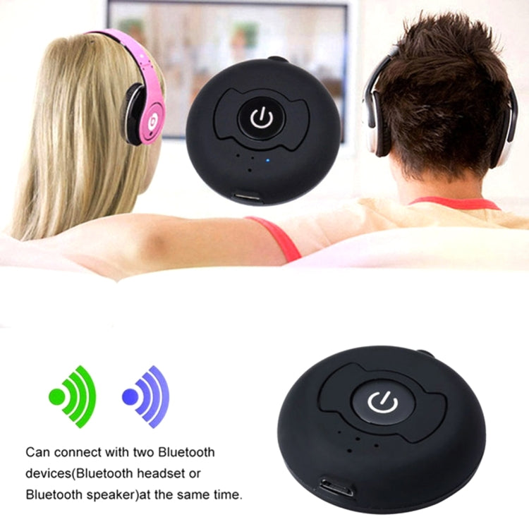H366T ポータブル マルチポイント Bluetooth 4.0 オーディオトランスミッター iPhone、Samsung、HTC、Sony、Google、Huawei、Xiaomi 他スマートフォン対応