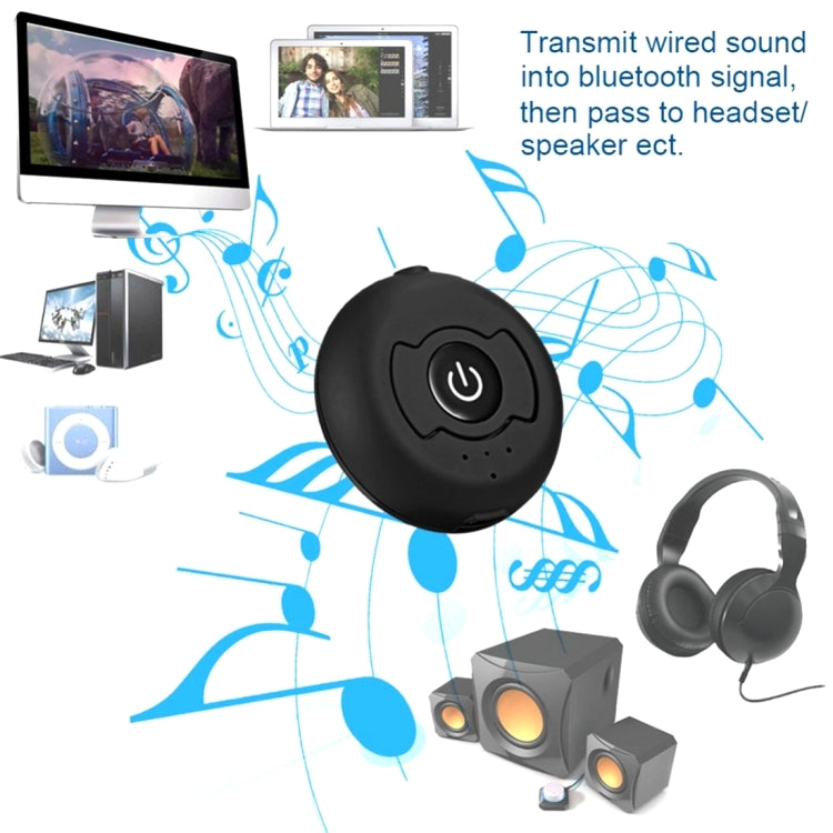 H366T ポータブル マルチポイント Bluetooth 4.0 オーディオトランスミッター iPhone、Samsung、HTC、Sony、Google、Huawei、Xiaomi 他スマートフォン対応
