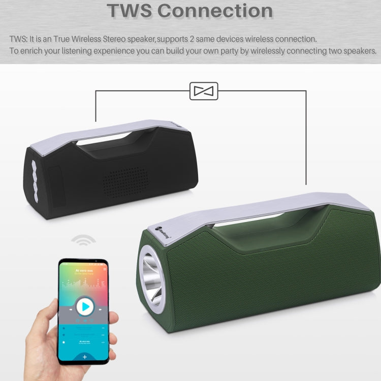 NewRixing NR-2028 ポータブル照明 ワイヤレス Bluetooth ステレオスピーカー TWS機能対応スピーカー