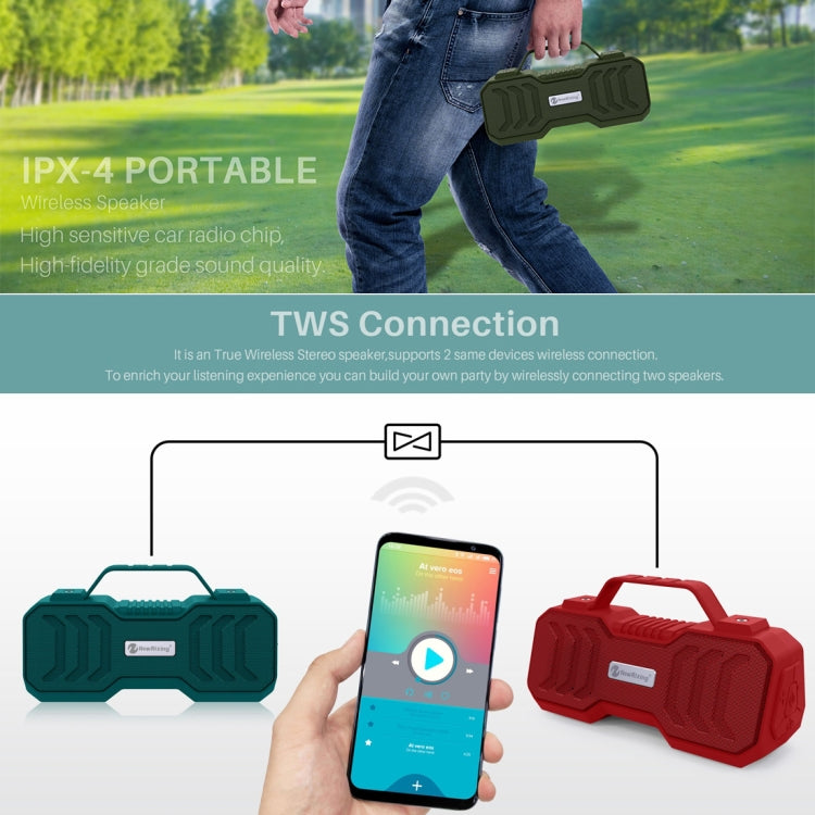 NewRixing NR-4500 ポータブルワイヤレス Bluetooth ステレオスピーカー TWS / FM機能対応スピーカー