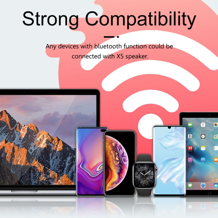 XDOBO X5 IPX6防水ポータブルワイヤレスBluetoothスピーカー アウトドアサブウーファー X5