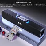 YINDIAO A36 Bluetooth 5.0 Smart Subwoofer Computer Wireless Bluetooth Speaker, Bluetooth Standard Version, Bluetooth Standard Version(Black)