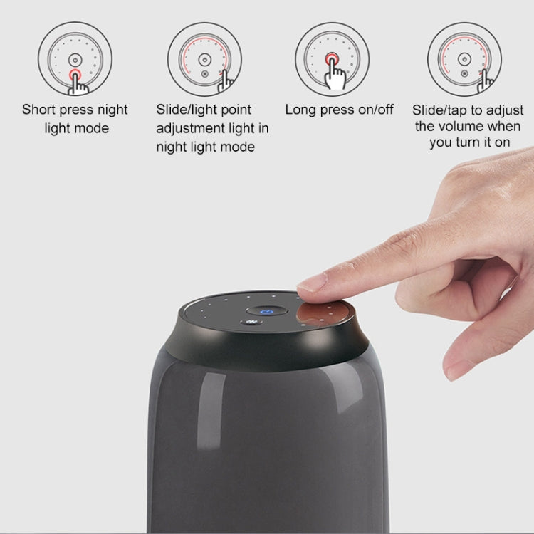 オリジナル Xiaomi Youpin V03 ワイヤレス Bluetooth スピーカー カラフルライト付き、ハンズフリー/AUX対応
