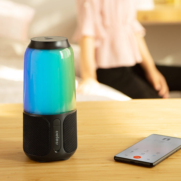 オリジナル Xiaomi Youpin V03 ワイヤレス Bluetooth スピーカー カラフルライト付き、ハンズフリー/AUX対応