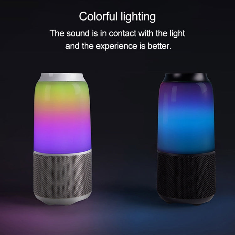 オリジナル Xiaomi Youpin V03 ワイヤレス Bluetooth スピーカー カラフルライト付き、ハンズフリー/AUX対応