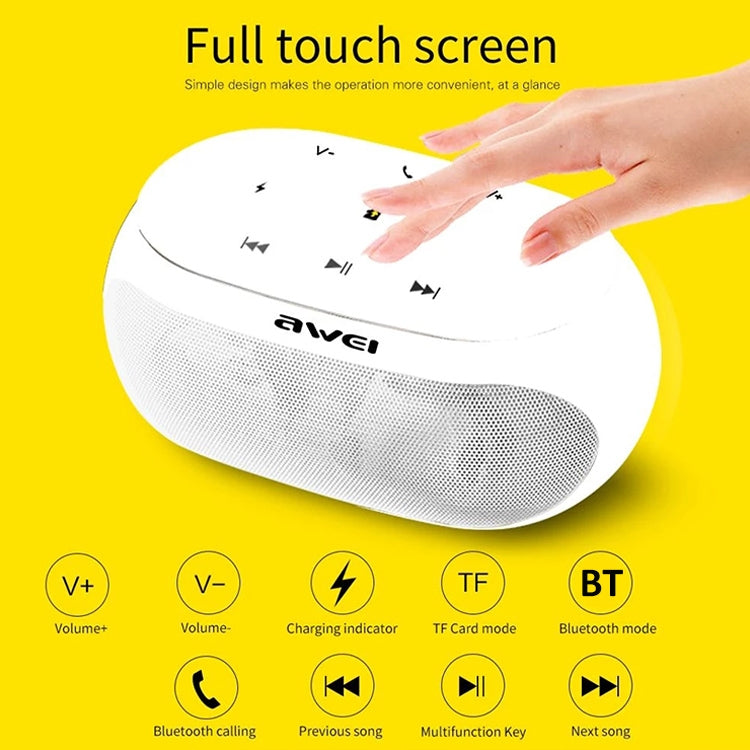 awei Y200 ワイヤレス Bluetooth スピーカー タッチボタン対応 AuxラインとTFカード対応 Y200